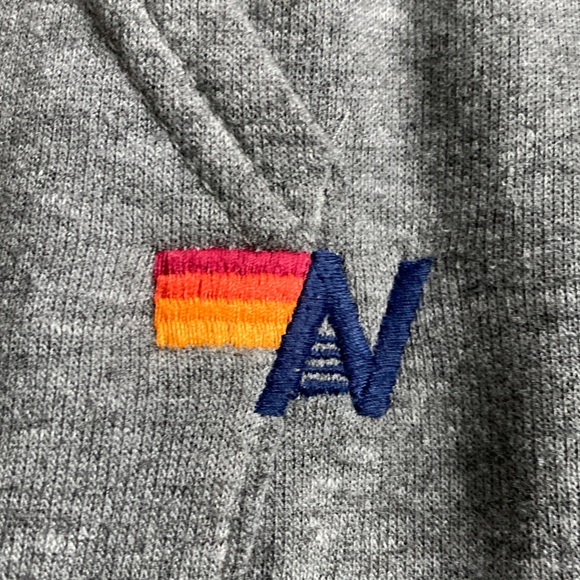 Aviator Nation Gray 5 Stripe Hoodie and Jogger Set XS - Picture 4 of 7